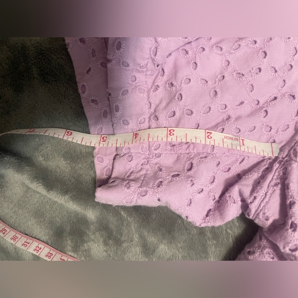 2/$25 🎉 OLD NAVY everyday shorts - purple eyelet size 14 - Picture 6 of 7